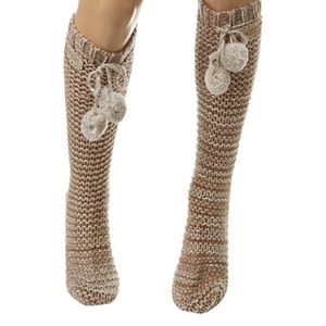 Bedroom Athletics women knees high socks shoes